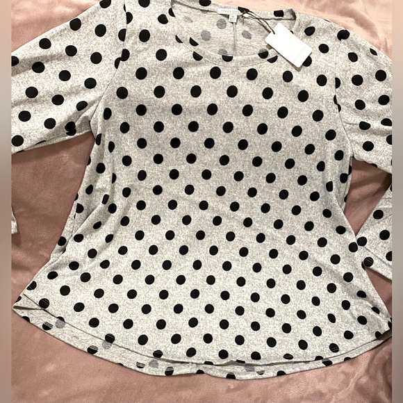 Women’s XXL Polka Dot Tunic NWT - Picture 3 of 3